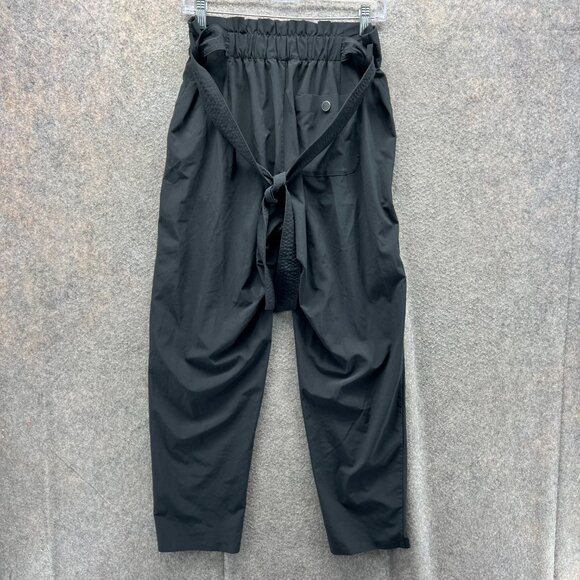 Athleta Skyline Pants II Women 6 Black Pull On Stretch Tapered Trouser Cotton - Picture 6 of 10